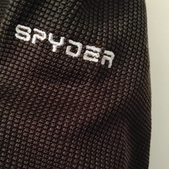 Spyder black zipped up jacket size medium - Picture 6 of 8